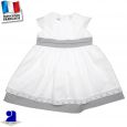 Robe deux jupons 0 mois-6 ans Made in France