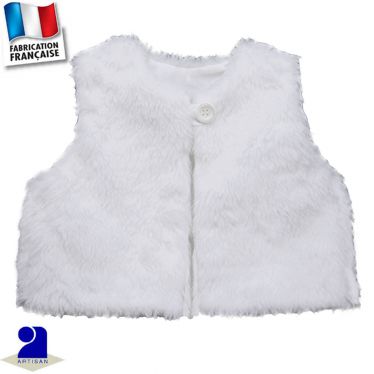 Gilet fausse fourrure Made in France