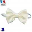 Noeud papillon brillant 0 mois-16 ans Made in France
