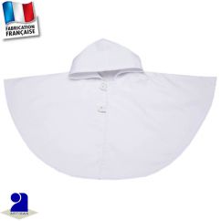 Cape baptême coton, 0 mois-4 ans Made In France