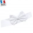 Bandeau cheveux+noeud 0 mois-10 ans Made in France