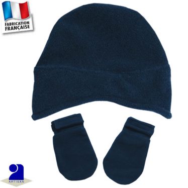 Bonnet + moufles Made in France