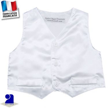 Gilet sans manches brillant Made in France