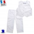 Pantalon+gilet 0 mois-10 ans Made in France