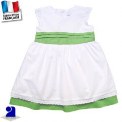 Robe deux jupons 0 mois-10 ans Made in France