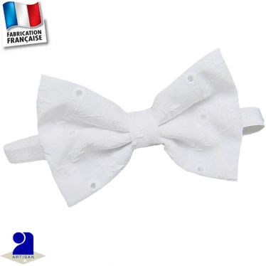 Noeud papillon broderie Made in France