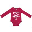 Body bébé Moustache rose 18 mois