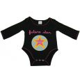 Body bébé Futur star noir, 12 mois