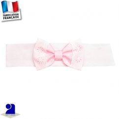 Bandeau cheveux noeud 0 mois-10 ans Made in France