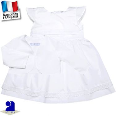 Ensemble 2 pièces robe et boléro, Made in France