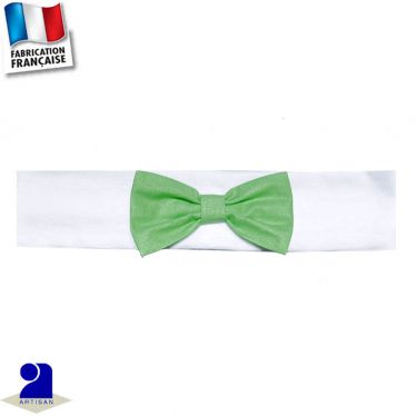 Bandeau cheveux noeud Made in France