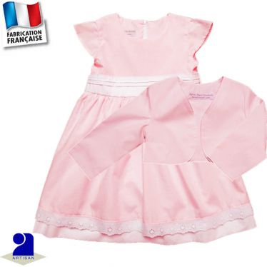 Ensemble 2 pièces robe et boléro, Made in France