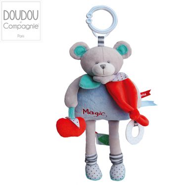 Doudou pantin d'éveil Ours