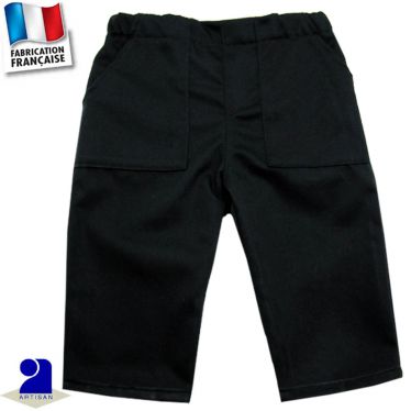 Pantalon uni deux poches Made in france 