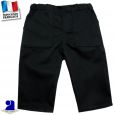 Pantalon uni deux poches 0 mois-10 ans Made in france 