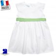 Robe+ceinture 0 mois-10 ans Made in France