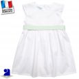 Robe+ceinture 0 mois-10 ans Made in France