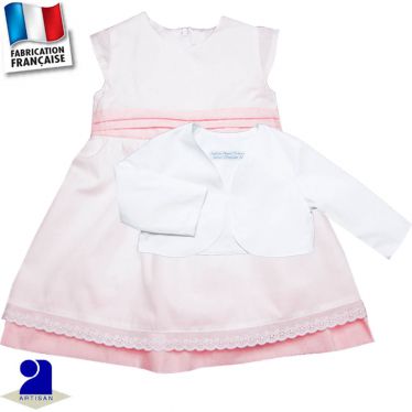 Ensemnle 2 pièces robe et boléro, Made in France