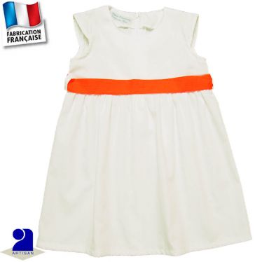 Robe+ceinture 0 mois-10 ans Made in France