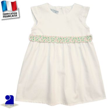 Robe+ceinture 0 mois-10 ans Made in France