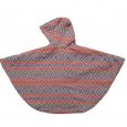 Poncho-Cape à capuche Jacquard Made in France