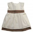 Robe deux jupons 0 mois-2 ans Made in France