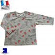 T-shirt manches longues imprimé Hérisson Made in France
