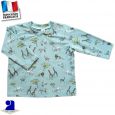 T-shirt manches longues imprimé Savane Made in France
