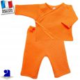 Ensemble pantalon+gilet 0 mois-2 ans Made in France