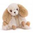 Peluche chien écru 25 cm Les Softy