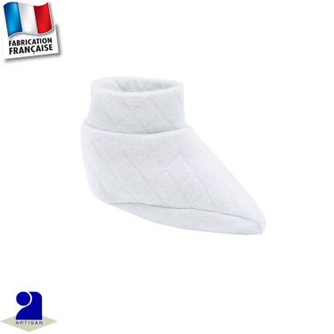 Chaussons chaussettes petits losanges Made in France