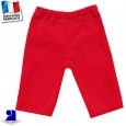 Pantalon uni taille élastiquée Made in France