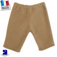 Pantalon uni taille élastiquée Made in France