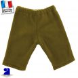Pantalon uni taille élastiquée Made in France
