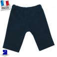 Pantalon uni taille élastiquée Made in France