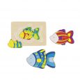 Puzzle Poisson 4 couches bois