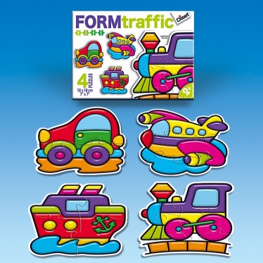 Puzzle form Traffic 4 puzzles